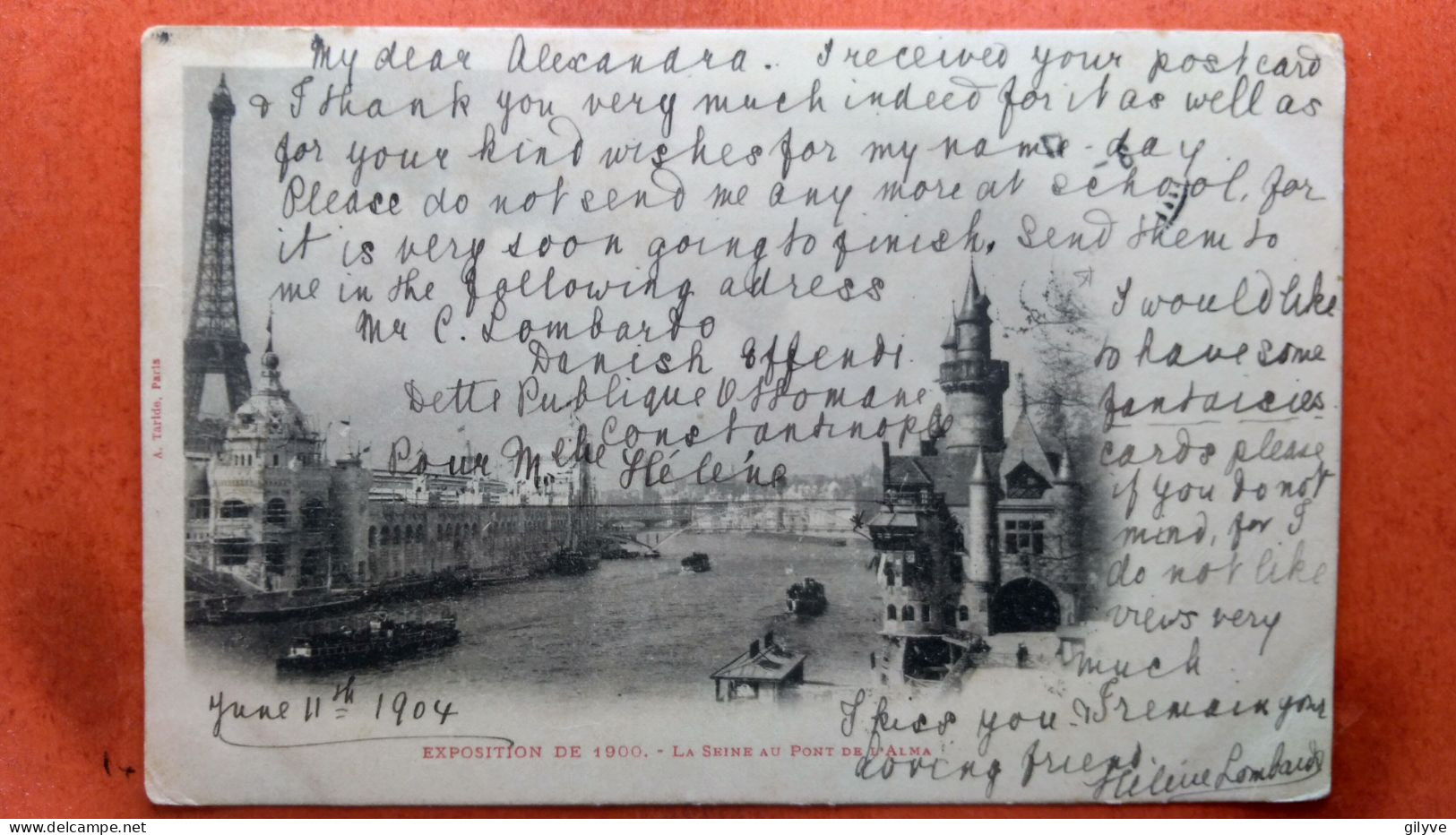 CPA (75) Exposition Universelle De 1900. La Seine Au Pont De L'Alma.   (7A.612) - Expositions