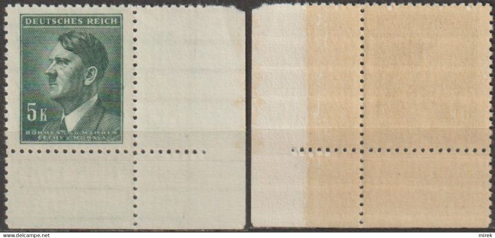 077/ Pof. 93, Brownish Gum - Unused Stamps