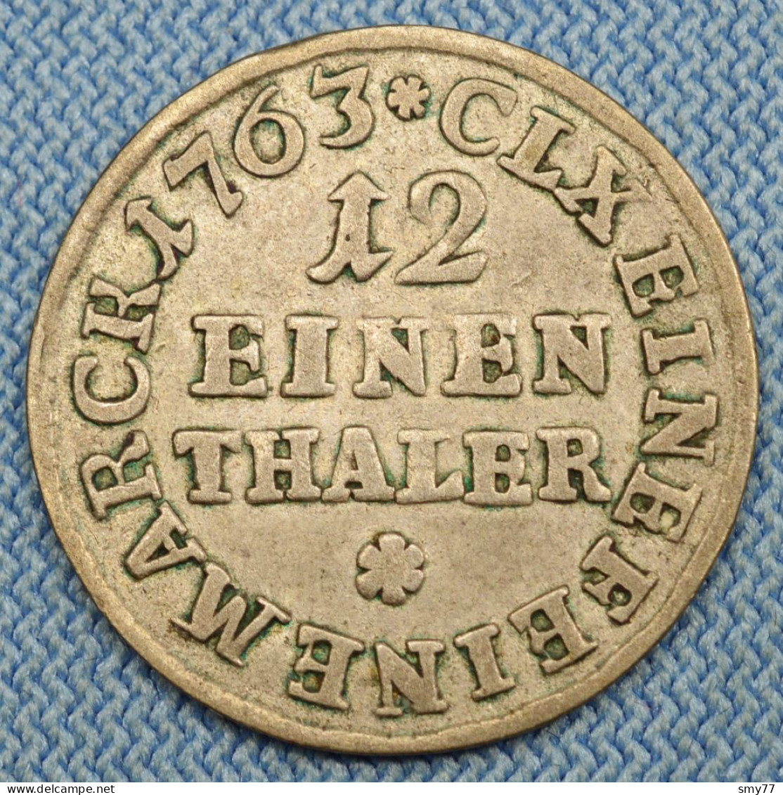 Sachsen / Saxony • 1/12 Thaler 1763  IFoF •  SS  / VF / TTB • Friedrich Christian •  Saxe / Leipzig • [24-734] - Andere & Zonder Classificatie