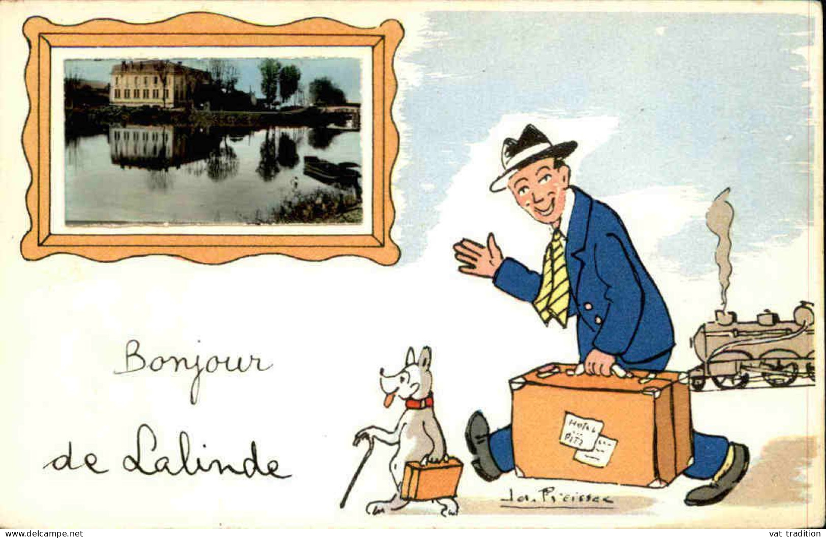 FRANCE - Carte Postale - Bonjour De Lalinde - L 152307 - Saluti Da.../ Gruss Aus...