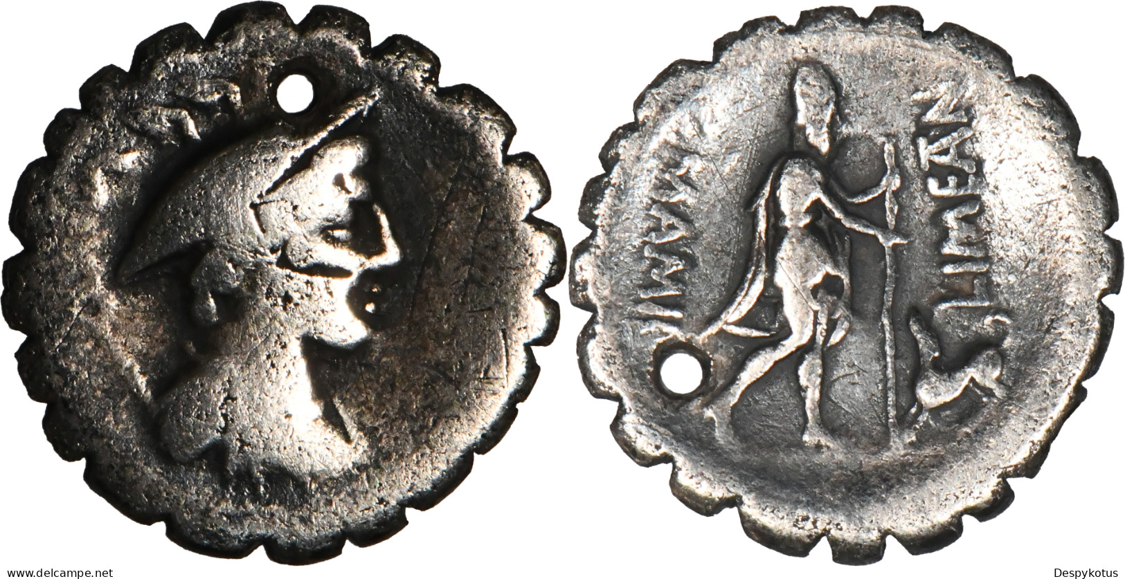 ROME REPUBLIQUE - Denier Serratus - MAMILIA - 82 BC - Caius Mamilius Limetanus - RRC.362/1 - 19-205 - Republic (280 BC To 27 BC)