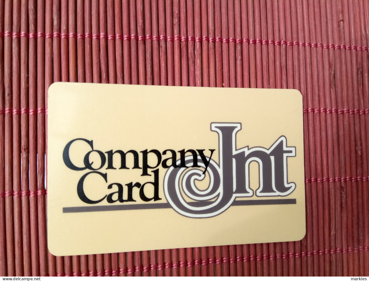 Comany Card Identification 2 Photos Very Rare - Unknown Origin