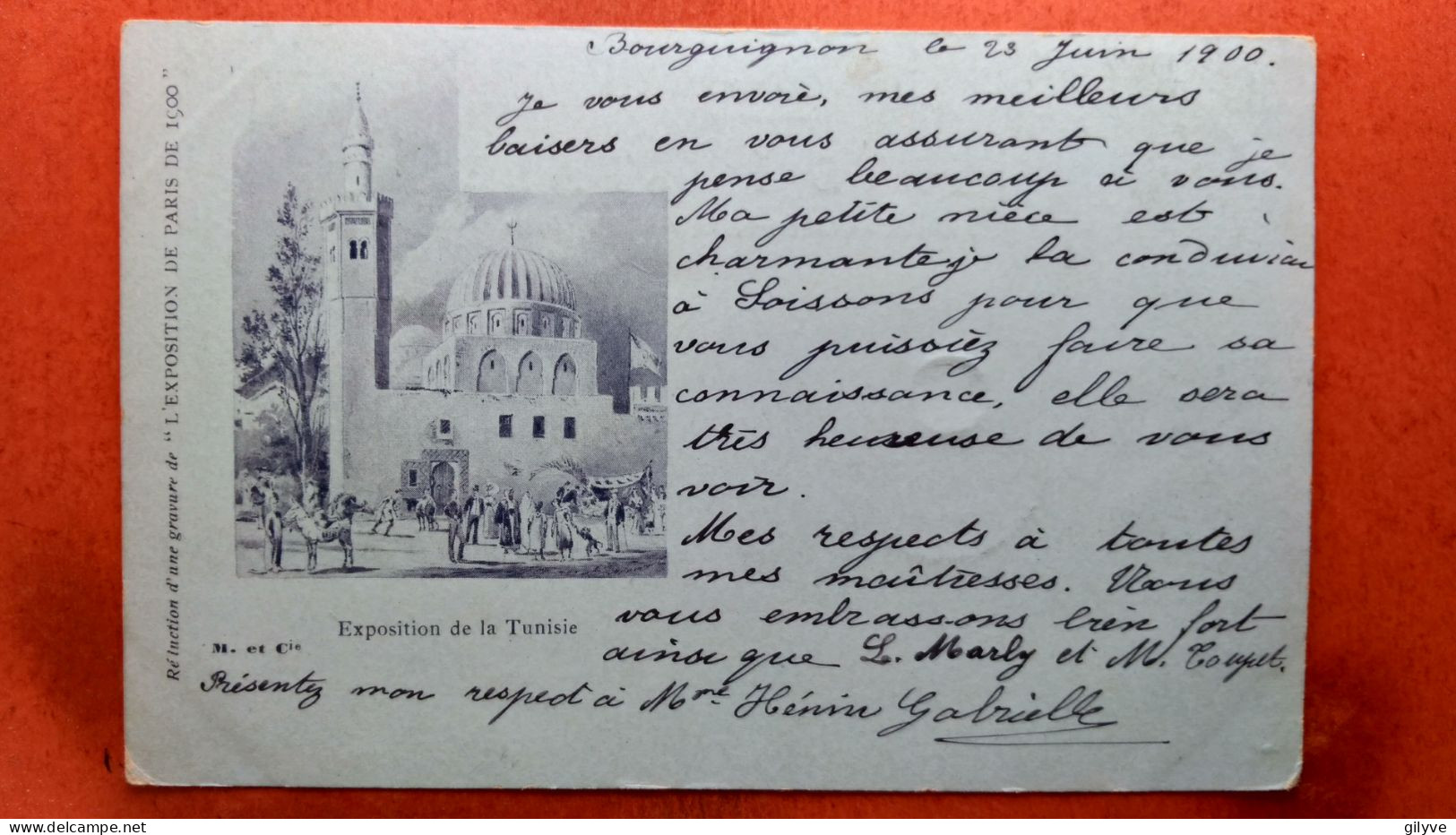 CPA (75) Exposition Universelle De 1900. Exposition De La Tunisie.   (7A.616) - Exhibitions