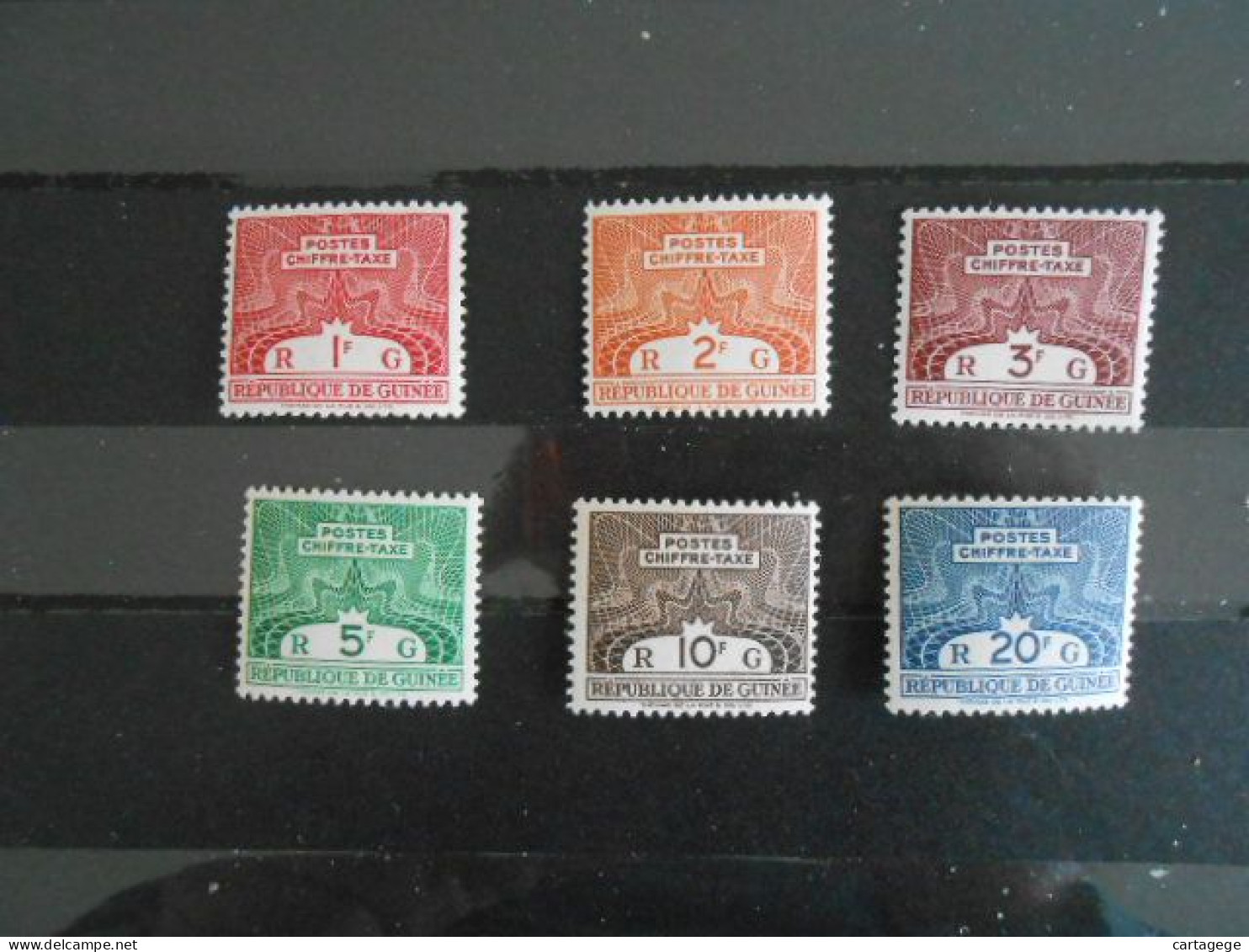 GUINEE YT 1/6 TIMBRES-TAXE** - Ungebraucht