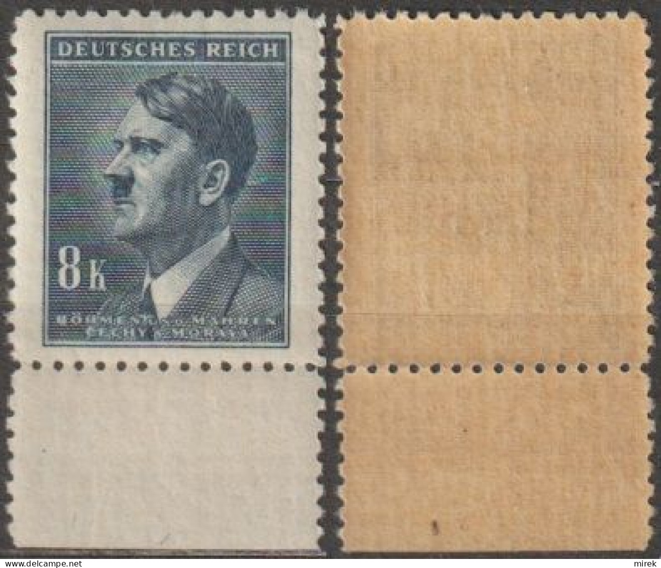 079/ Pof. 95, Dark Brown Gum - Unused Stamps