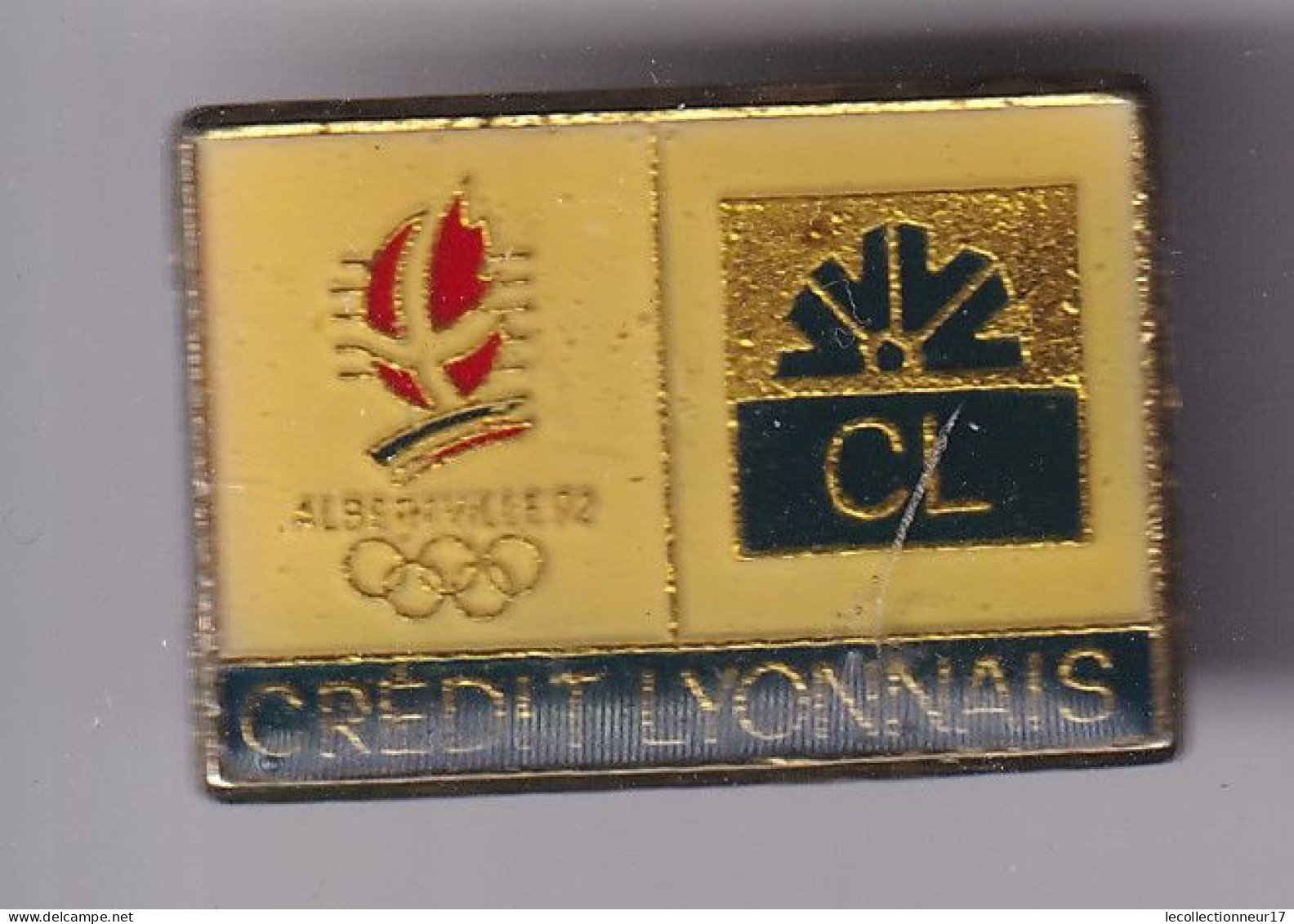 Pin's JO Albertville 92 CL Crédit Lyonnais Réf 8432 - Olympic Games