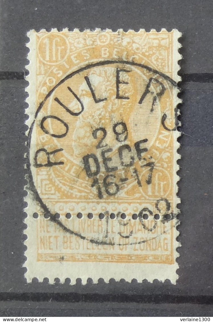 65 Avec Belle Oblitération Roulers - 1893-1907 Coat Of Arms