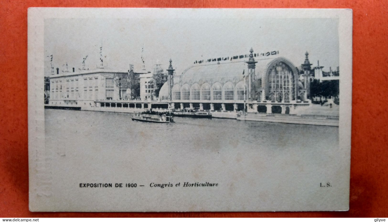 CPA (75) Exposition Universelle De 1900.Congrès Et Horticulture. Pub Au Verso . (7A.618) - Expositions