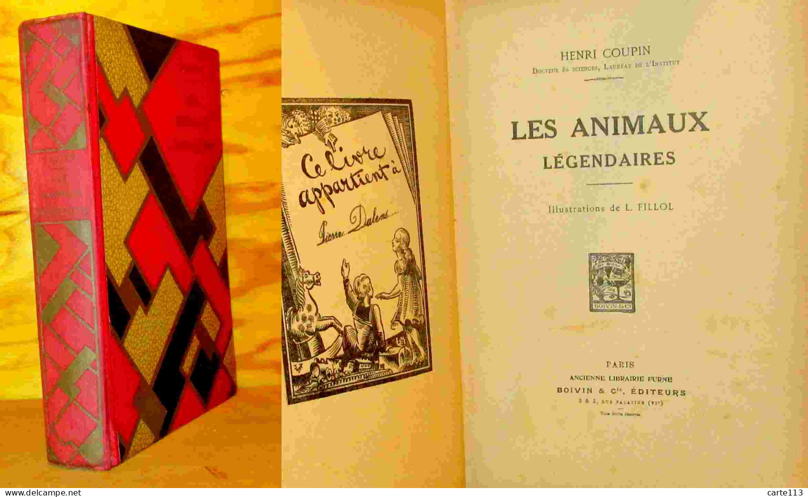 COUPIN Henri - LES ANIMAUX LEGENDAIRES - 1901-1940