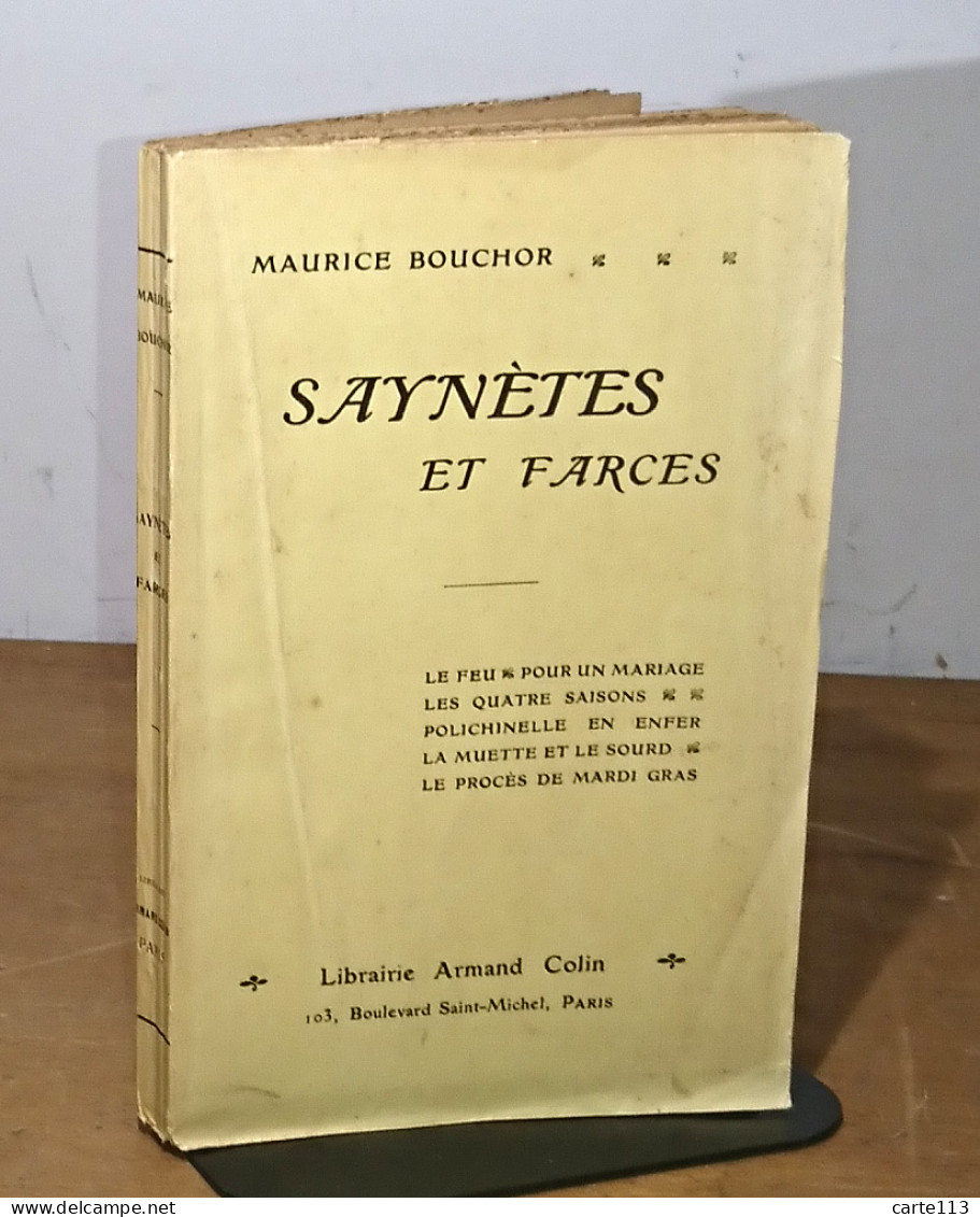 BOUCHOR Maurice  - SAYNETES ET FARCES - 1901-1940