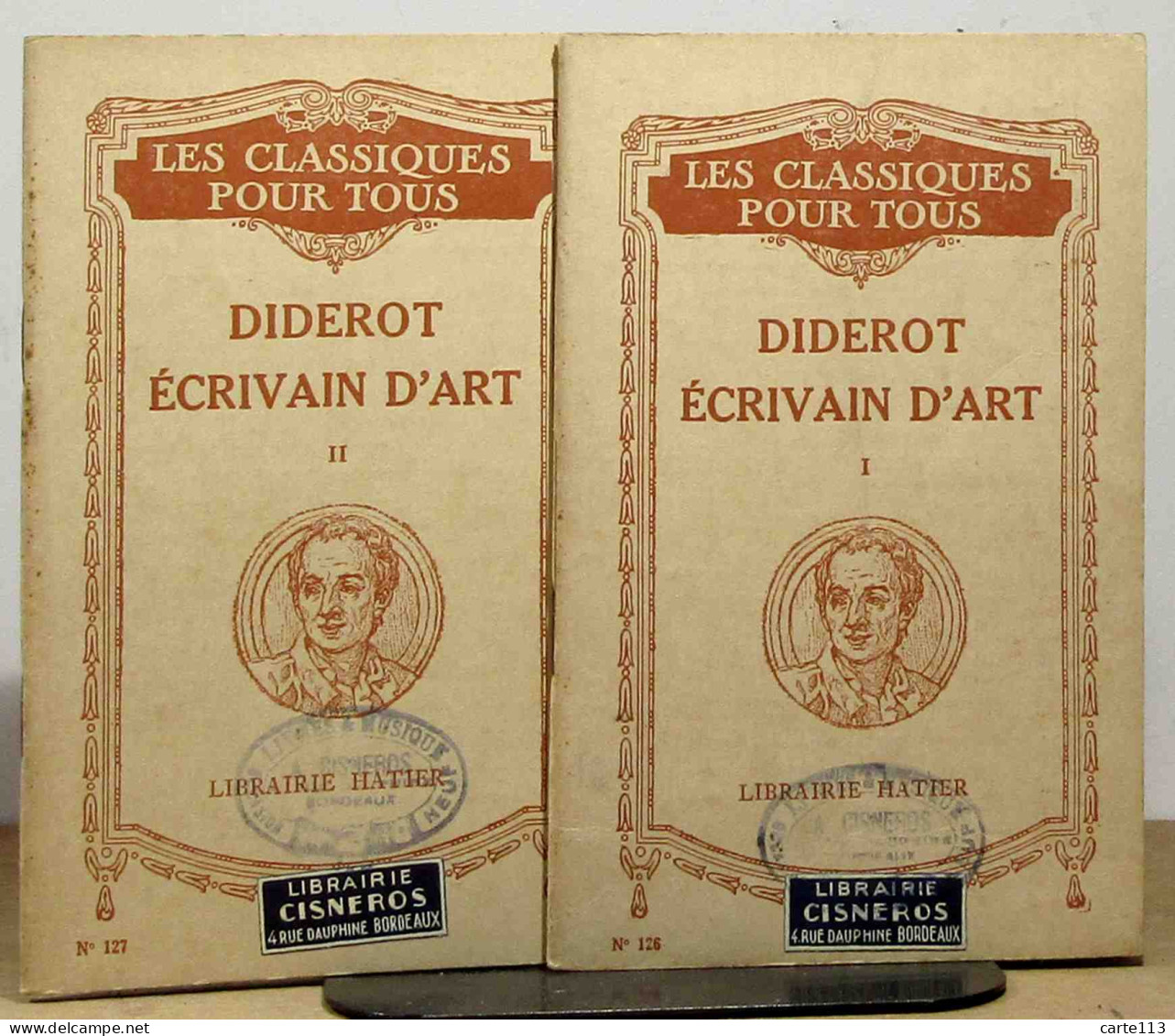 DIDEROT  Denis - DIDEROT ECRIVAIN D'ART - LES SALONS - 1901-1940