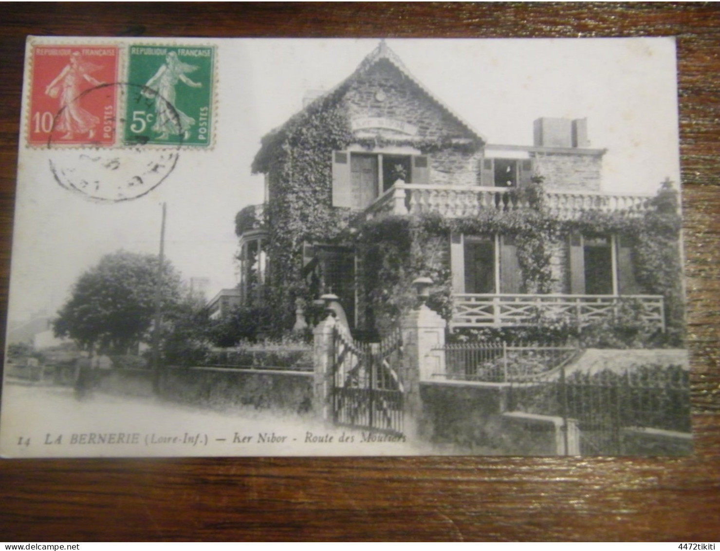 CPA - La Bernerie (44) - Villa Ker Nibor - Route Des Moutiers - 1907 - SUP (HW 35) - La Bernerie-en-Retz