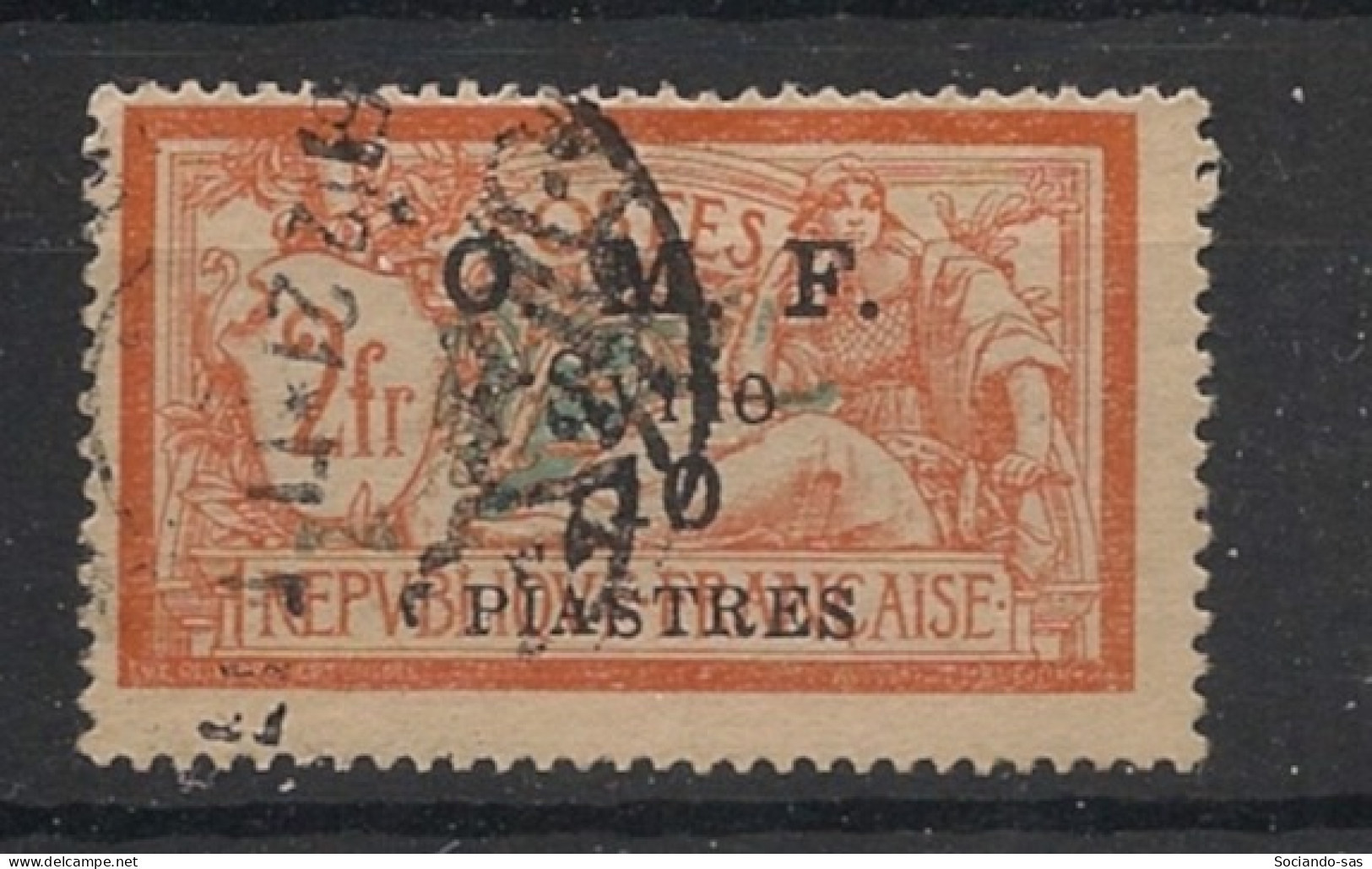 SYRIE - 1920-22 - N°YT. 66 - Type Merson 10pi Sur 2f Orange - Oblitéré / Used - Used Stamps