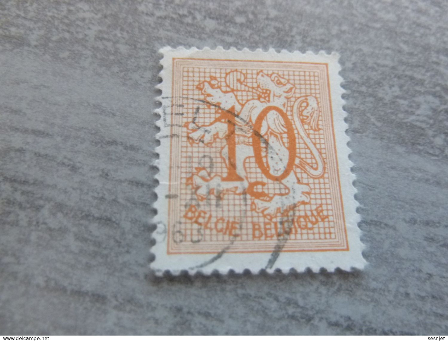 Belgique - Lion - 10c. - Orange - Oblitéré - Année 1950 - - Used Stamps