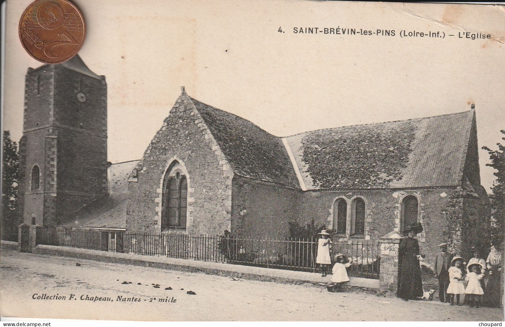 44 - Carte Postale Ancienne De  SAINT BREVIN LES PINS   L'Eglise - Saint-Brevin-les-Pins