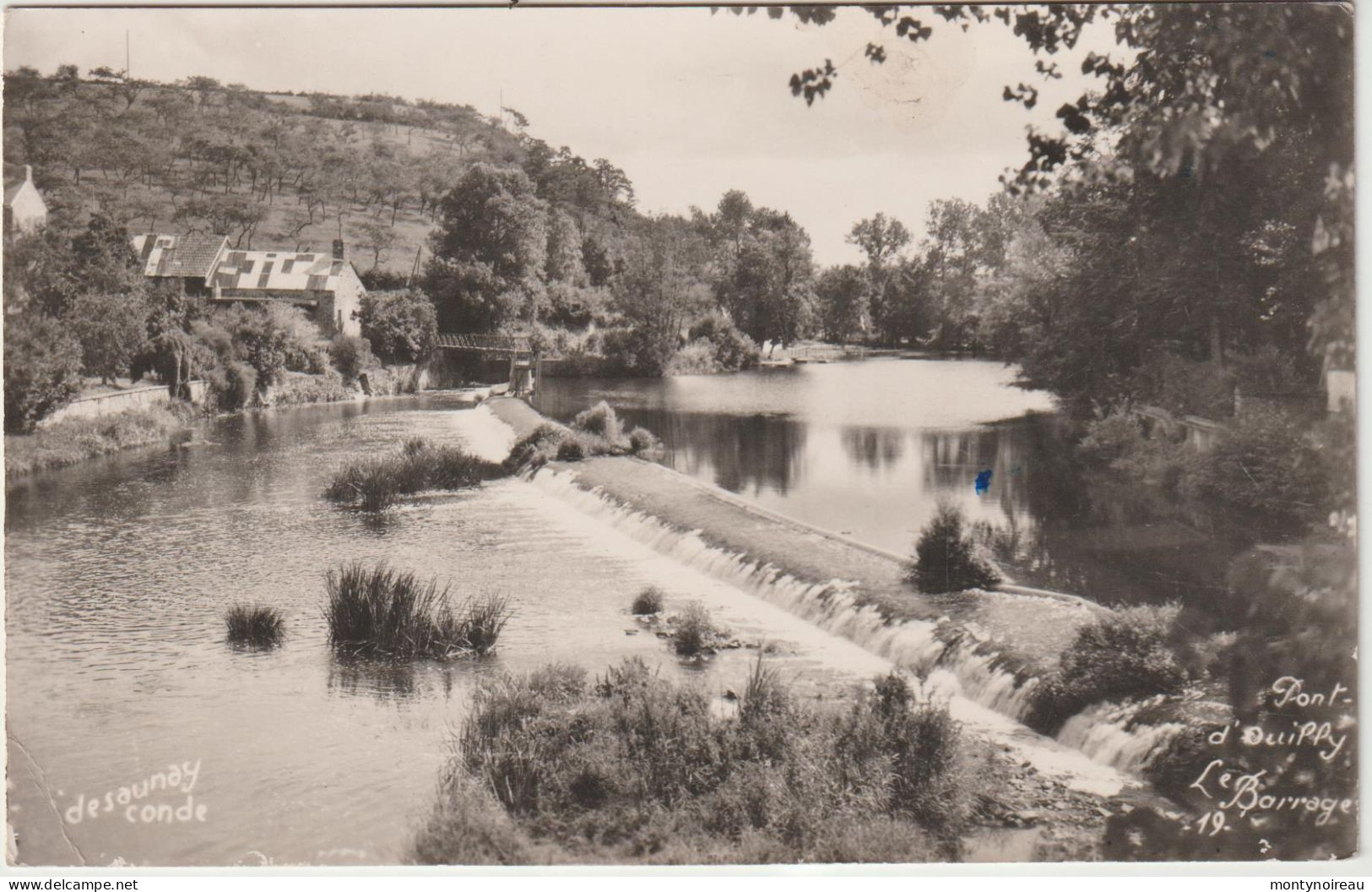 DEF : Calvados :  PONT D ' OUILLY , Desaunay  Condé : Vue  Barrage , 1951 - Pont D'Ouilly