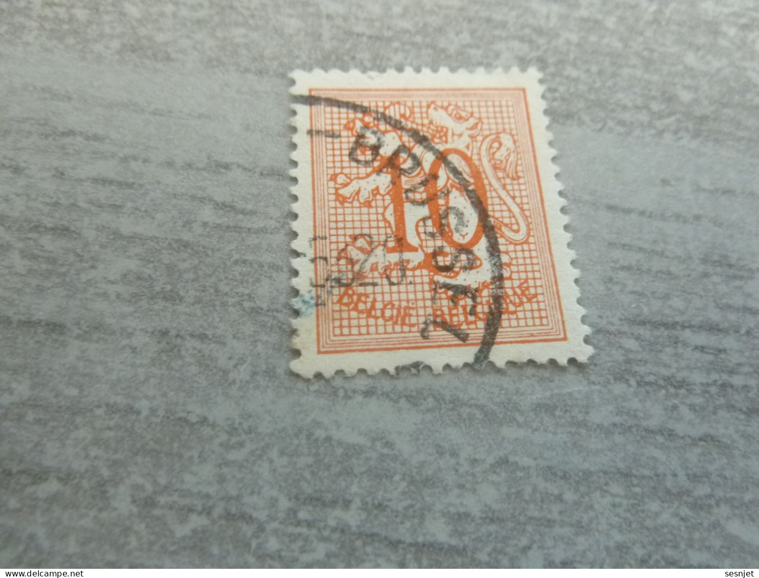 Belgique - Lion - 10c. - Orange - Oblitéré - Année 1950 - - Used Stamps