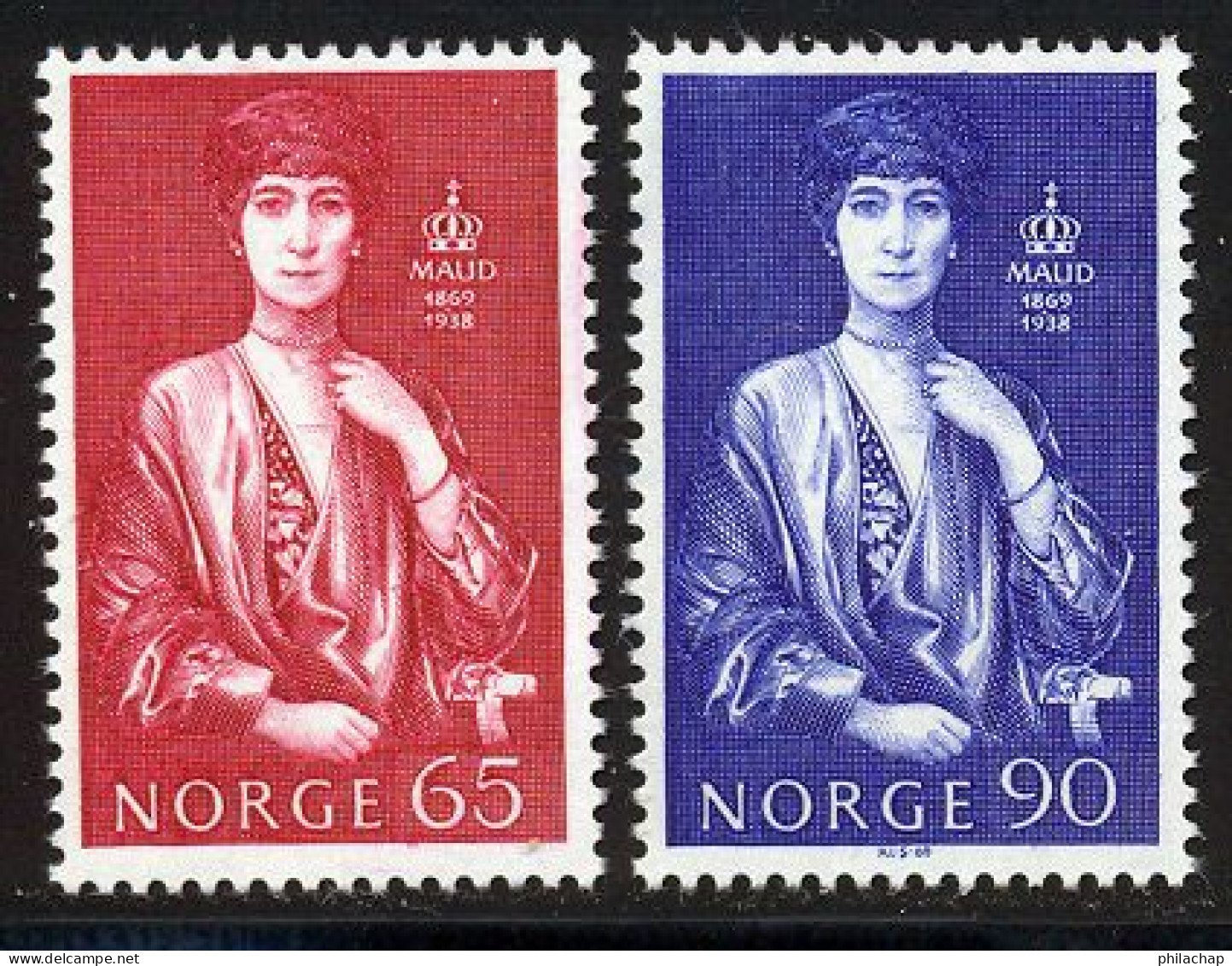 Norvege 1969 Yvert 554 / 555 ** TB Bord De Feuille - Unused Stamps