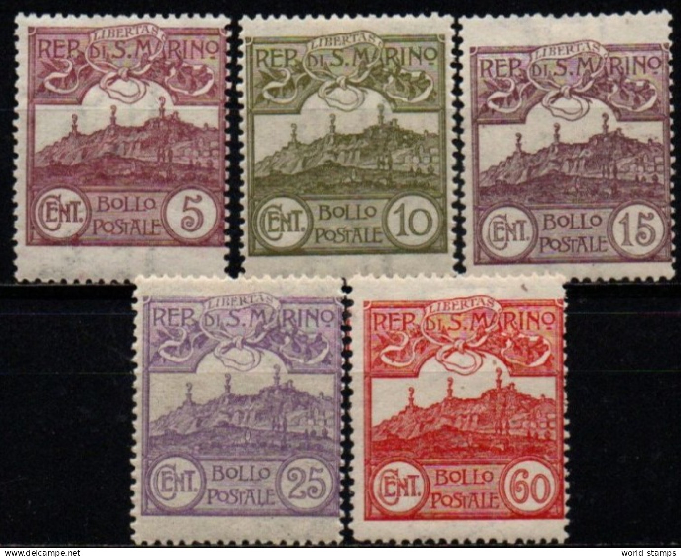 SAINT-MARIN 1925 * - Unused Stamps
