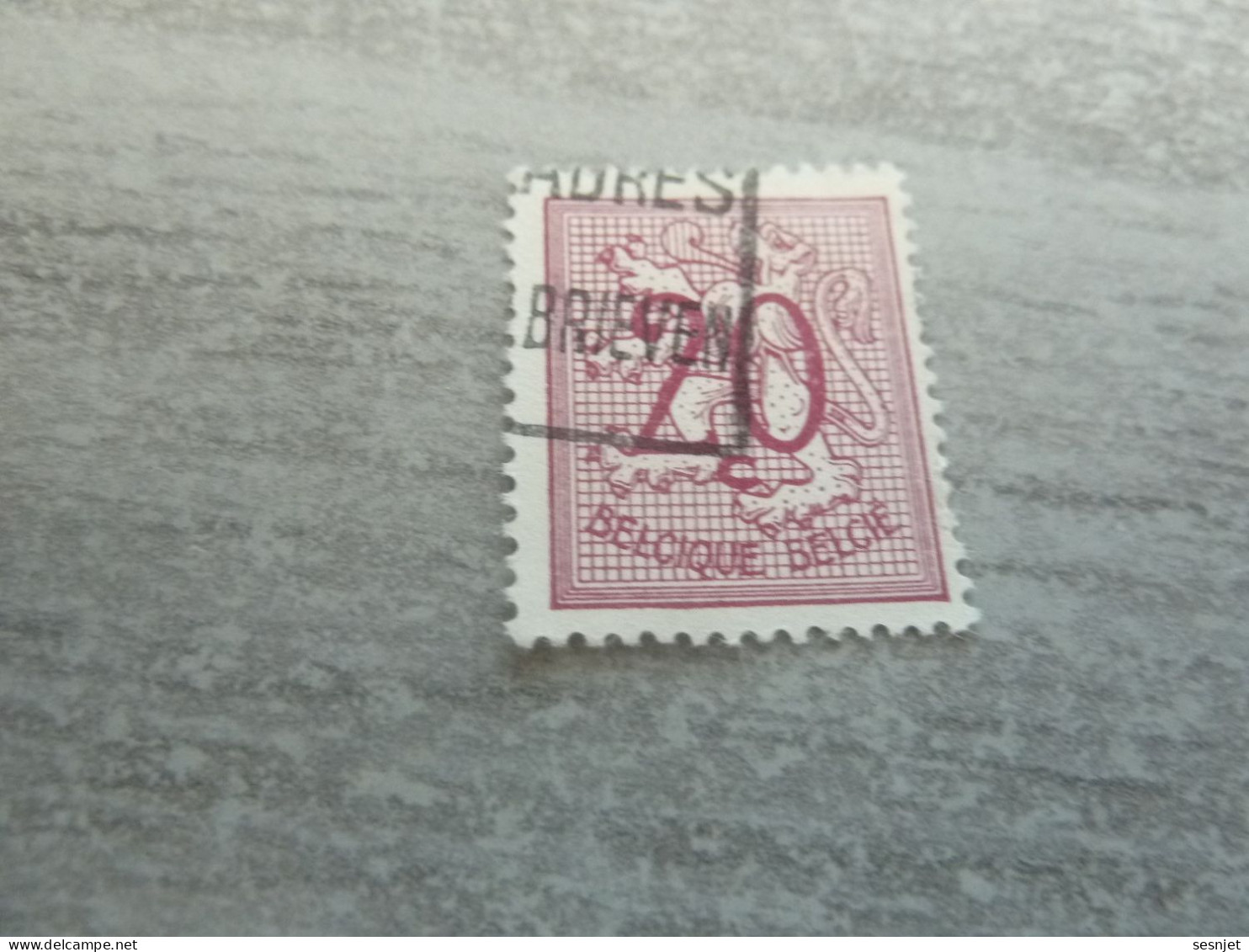 Belgique - Lion - 20c. - Lilas Foncé - Oblitéré - Année 1950 - - Used Stamps