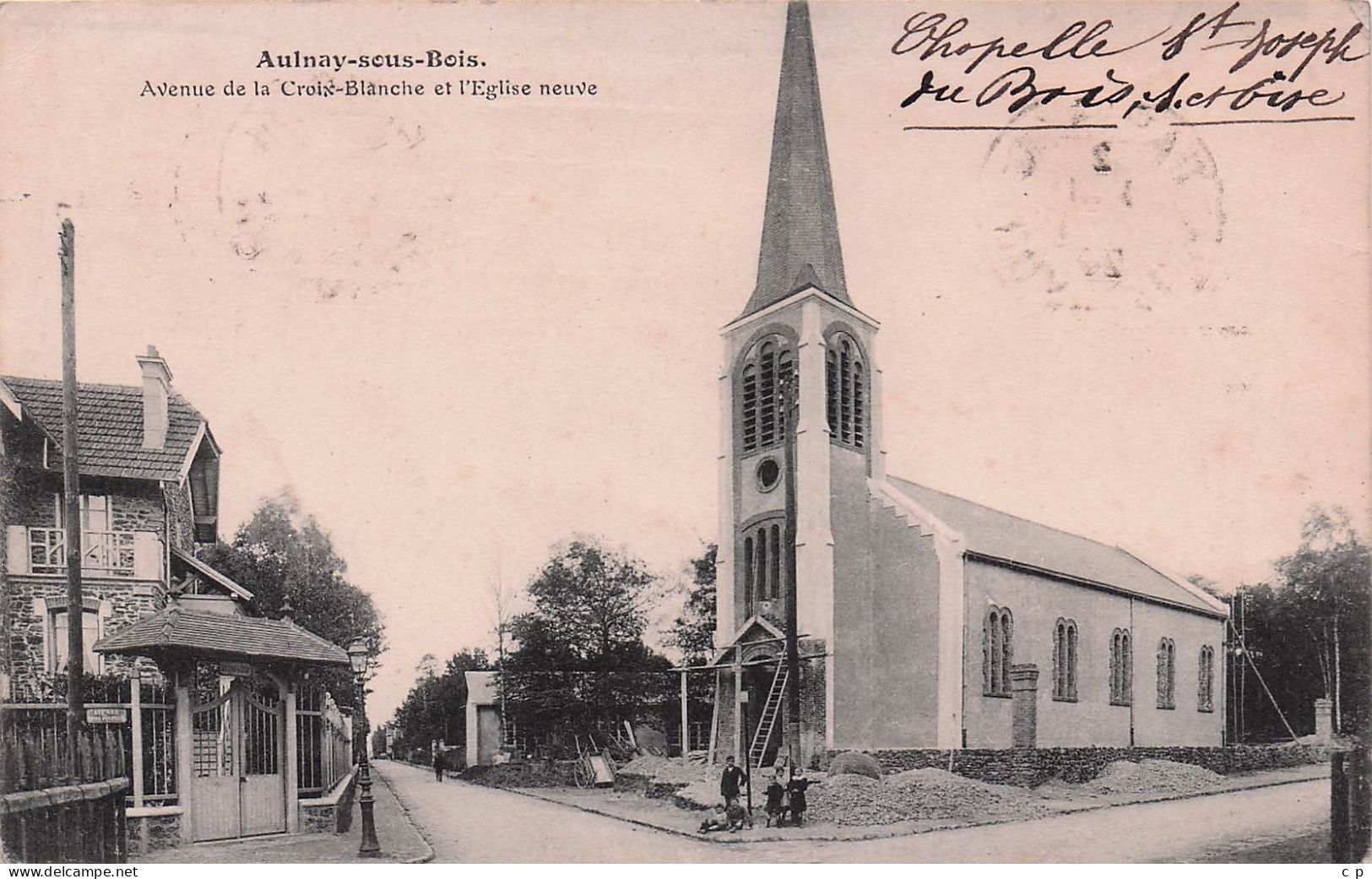 Aulnay Sous Bois -   L'Eglise  Neuve - Avenue De La Croix Blanche  -   CPA °J - Otros & Sin Clasificación