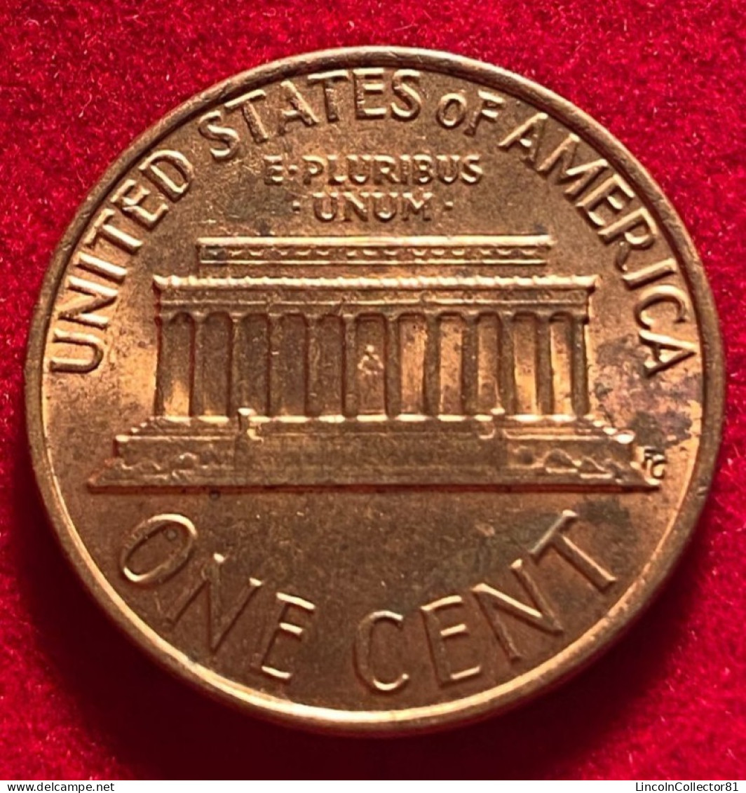 1976 Lincoln Memorial Error RD Penny DDR - 1959-…: Lincoln, Memorial Reverse