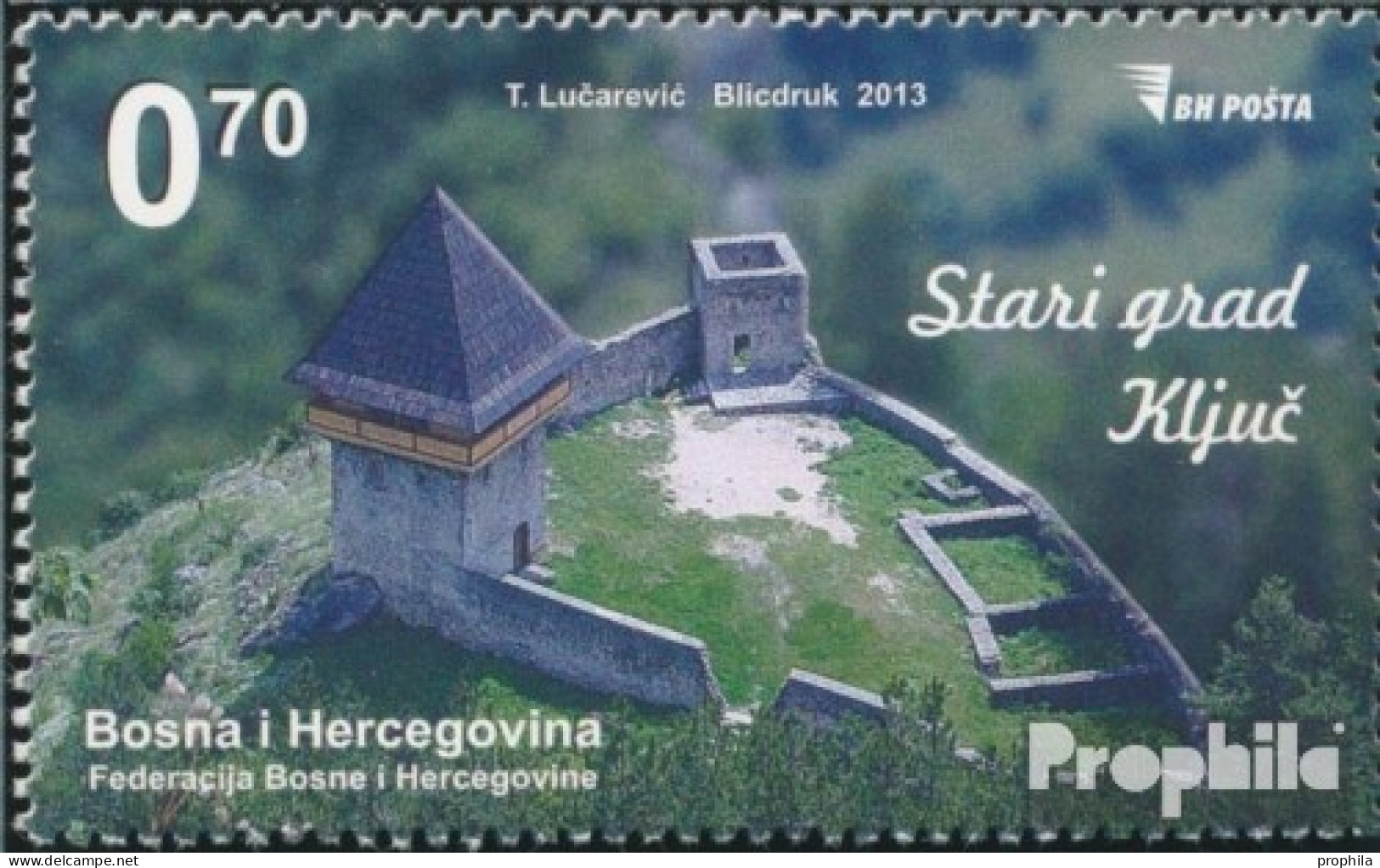 Bosnien-Herzegowina 617 (kompl.Ausg.) Postfrisch 2013 Kulturelles Erbe - Bosnia Herzegovina