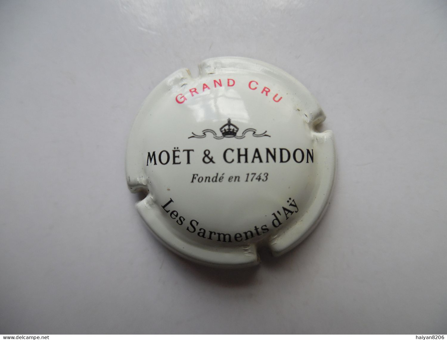 Champagne MOËT ET CHANDON "Les Sarments D'Aÿ". - Andere & Zonder Classificatie