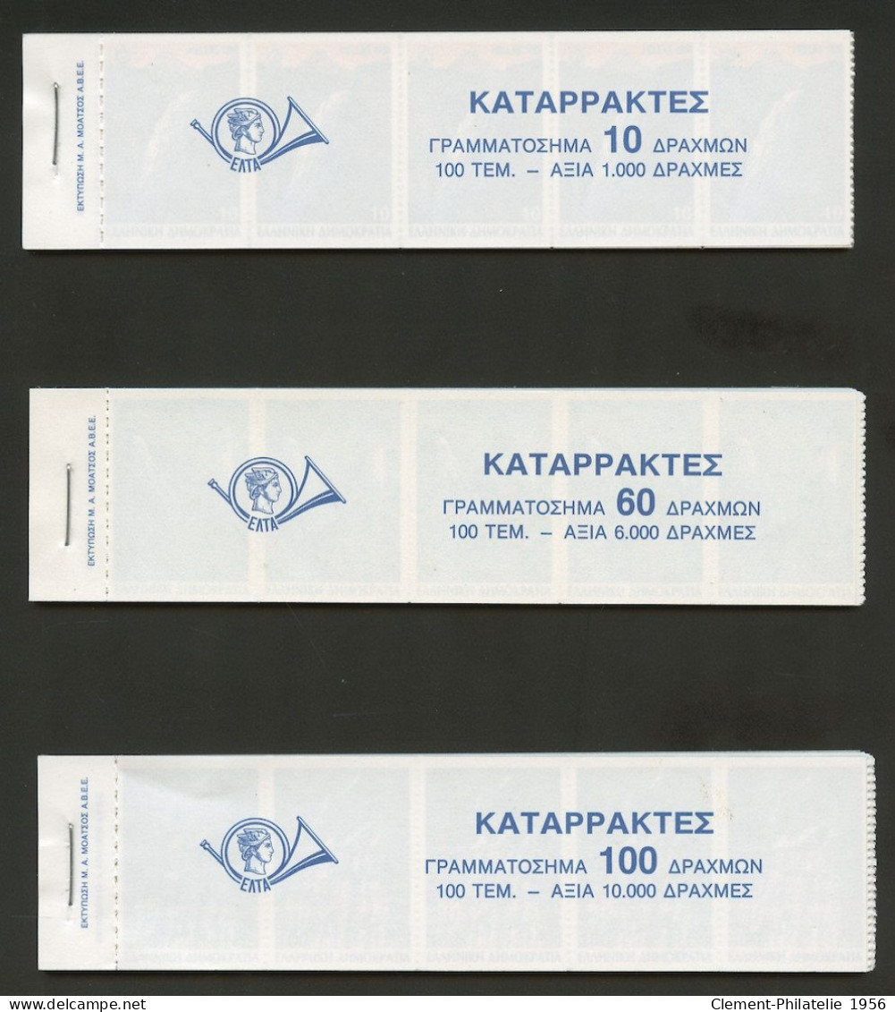 Grèce - Griechenland - Greece Carnet 1988 Y&T N°C1675B à C1677B - Michel N°MH1692C à MH1694C *** - Environnement - RARE - Carnets