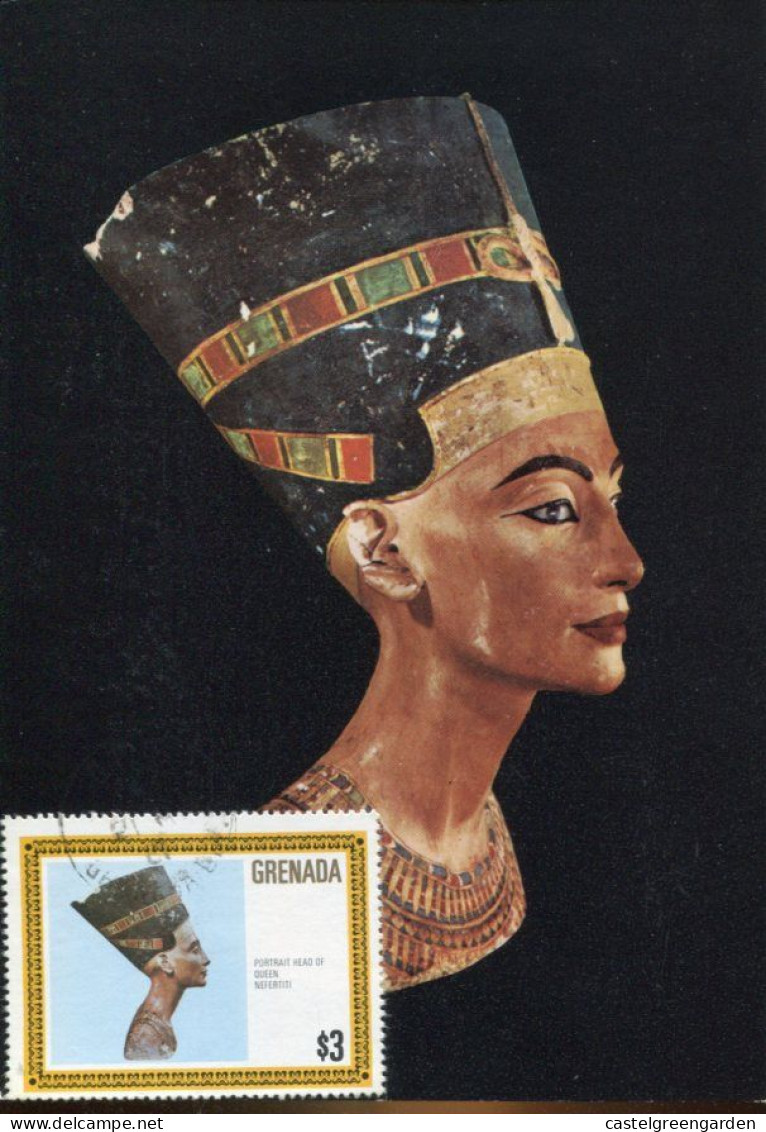 X0350 Grenada, Maximum Of The Buste Of Queen Nefertiti - Grenade (1974-...)