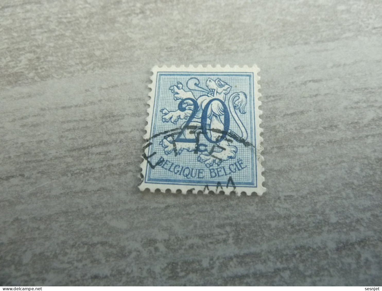 Belgique - Lion - 20c. - Bleu - Oblitéré - Année 1950 - - Oblitérés