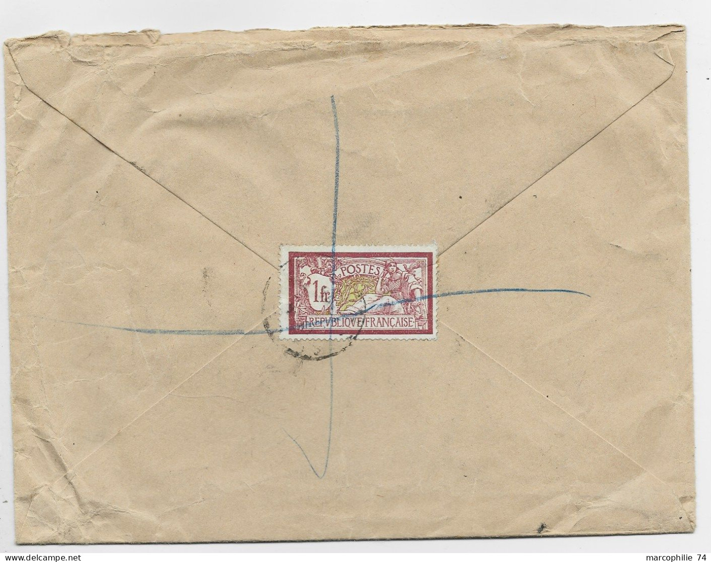 FRANCE ORPHELINS N° 168 BLOC DE 6 LETTRE REC SEVRES 1929 POUR LONDRES + VERSO 1FR MERSON AFFR RARE - 1921-1960: Modern Period