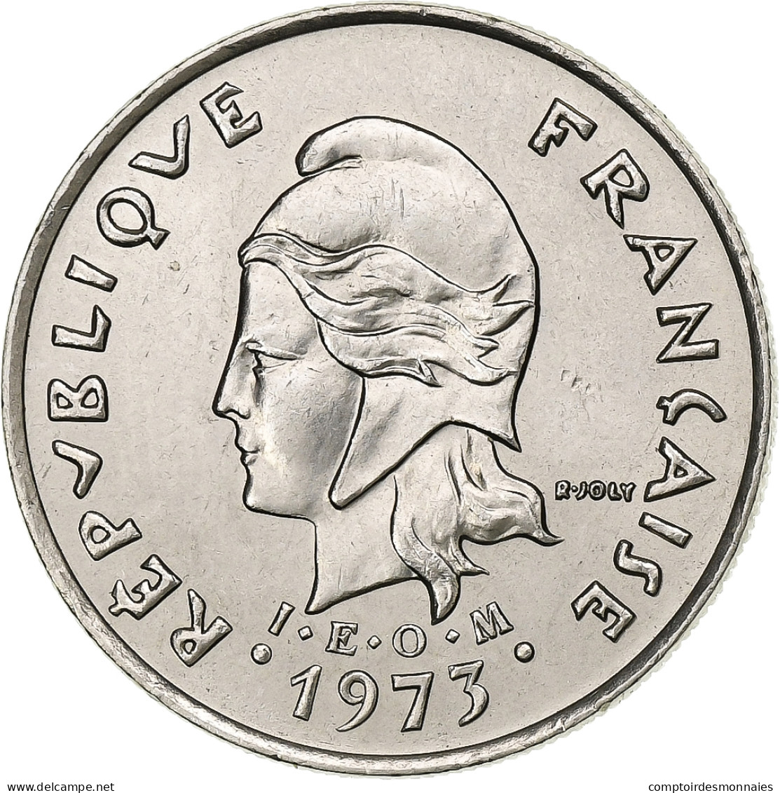 Polynésie Française, 10 Francs, 1973, Paris, Nickel, SPL, KM:8 - Französisch-Polynesien