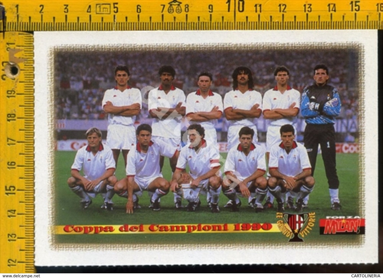 Calcio Milan Coppa Dei Campioni 1990 - Fussball