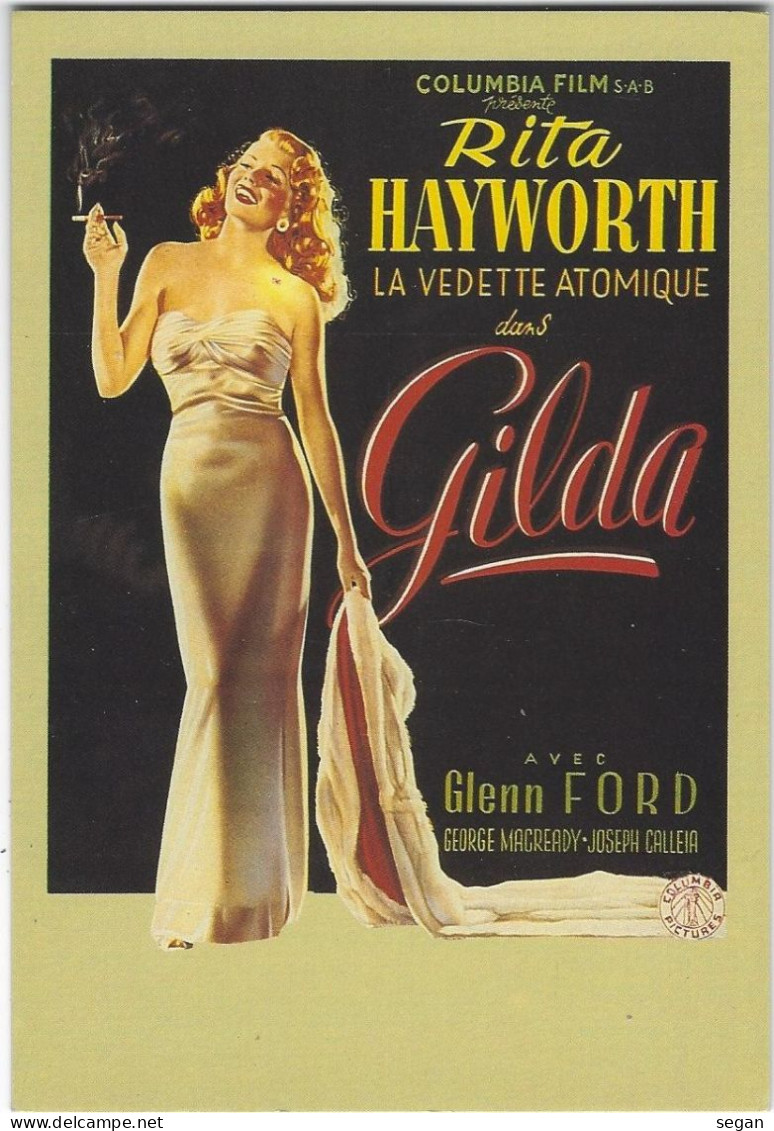 GILDA   RITA HAYWORTH - Afiches En Tarjetas
