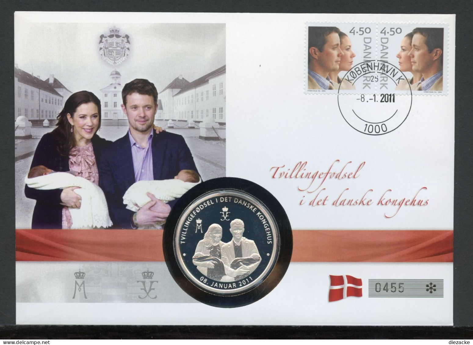 Numisbrief Monarchien Europas Zwillingsgeburt In Dänemarks Könighaus PP (M5409 - Sin Clasificación