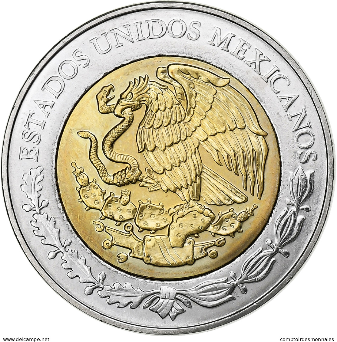 Mexique, 5 Pesos, 2008, Mexico City, Bimétallique, SPL, KM:906 - Mexico
