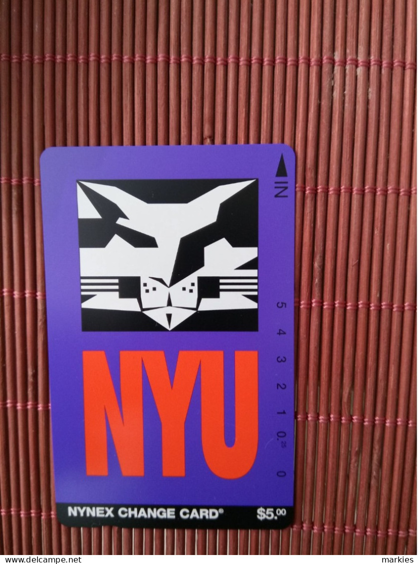Phonecard New York University -Mint 5$ Rare - Schede Magnetiche
