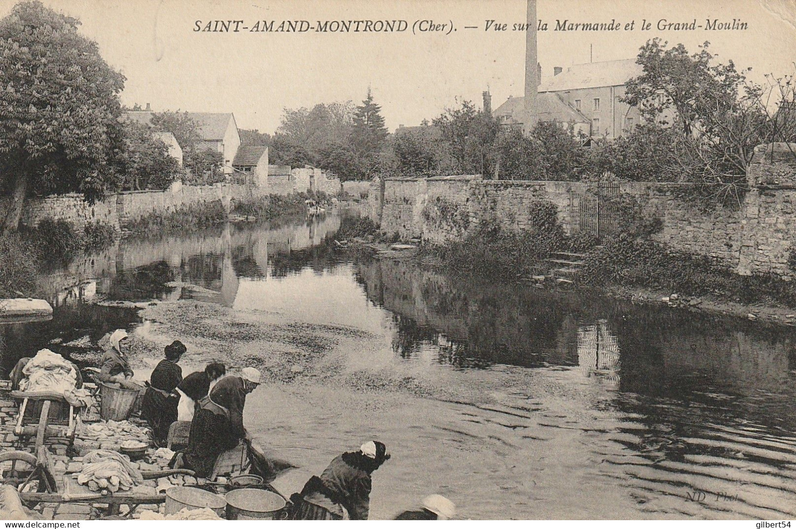 SAINT AMAND-MONTROND -18- Vue Sur La Marmande Et Le Grand Moulin. - Saint-Amand-Montrond