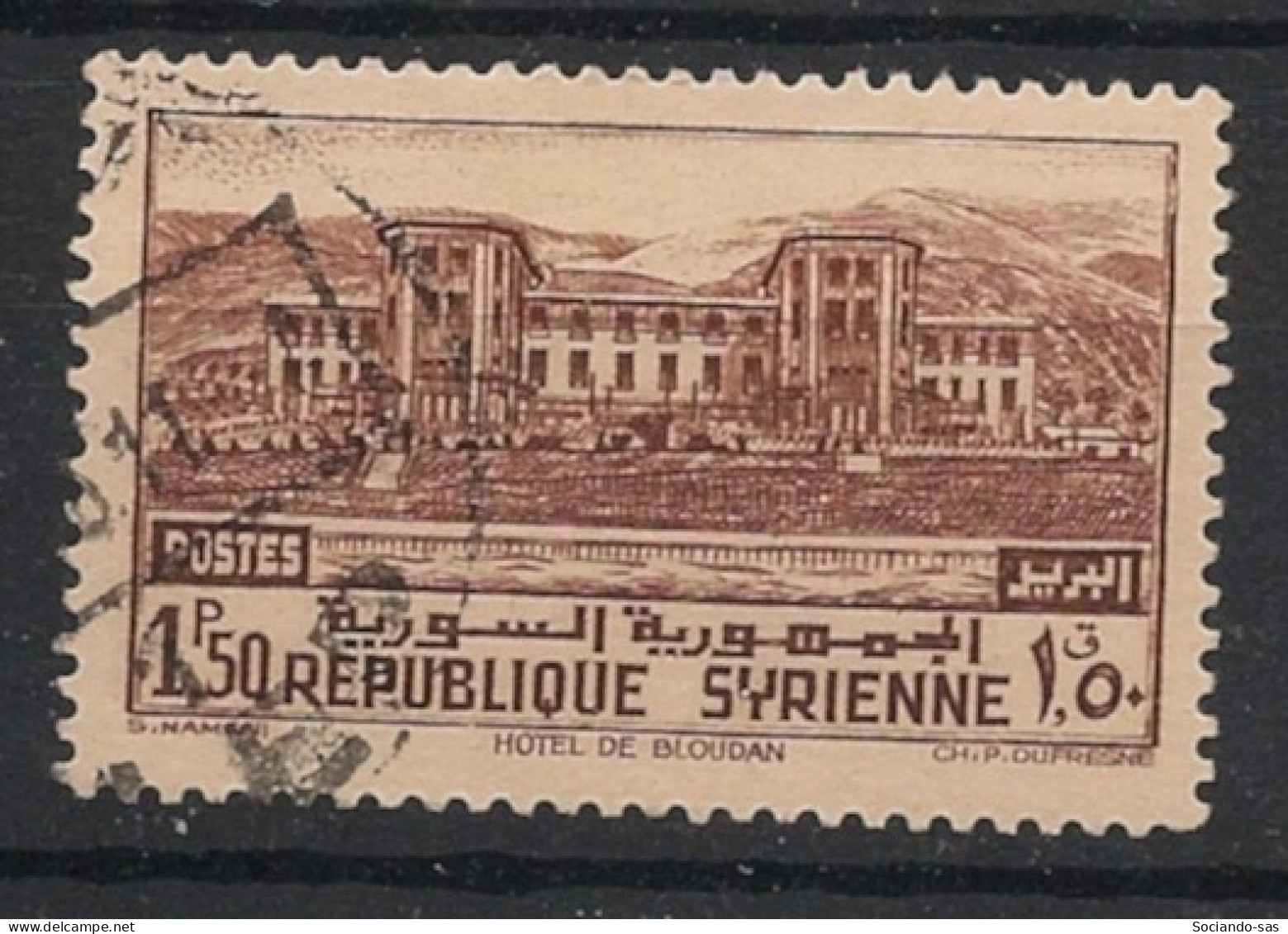 SYRIE - 1940 - N°YT. 255 - Bloudan 1pi50 - Oblitéré / Used - Gebruikt