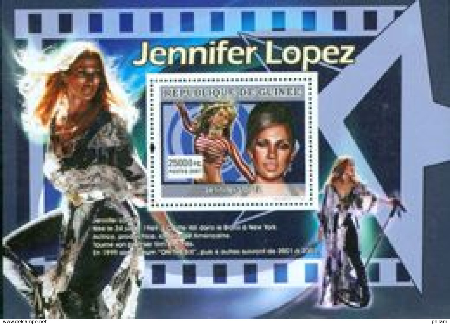 GUINEE 1997 - Musique - Jennifer Lopez - 1 BF - Musique