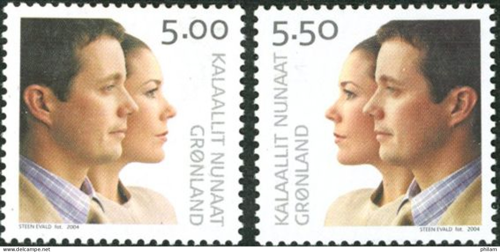 GROENLAND 2004 -Mariage Royal Au Danemark-1 BF - Blocks & Sheetlets