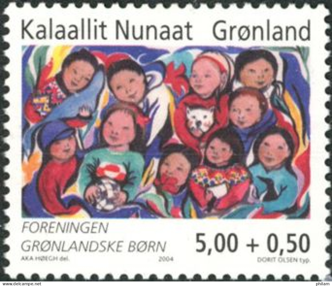 GROENLAND 2004 -La Société Des Enfants-1 V. - Ungebraucht