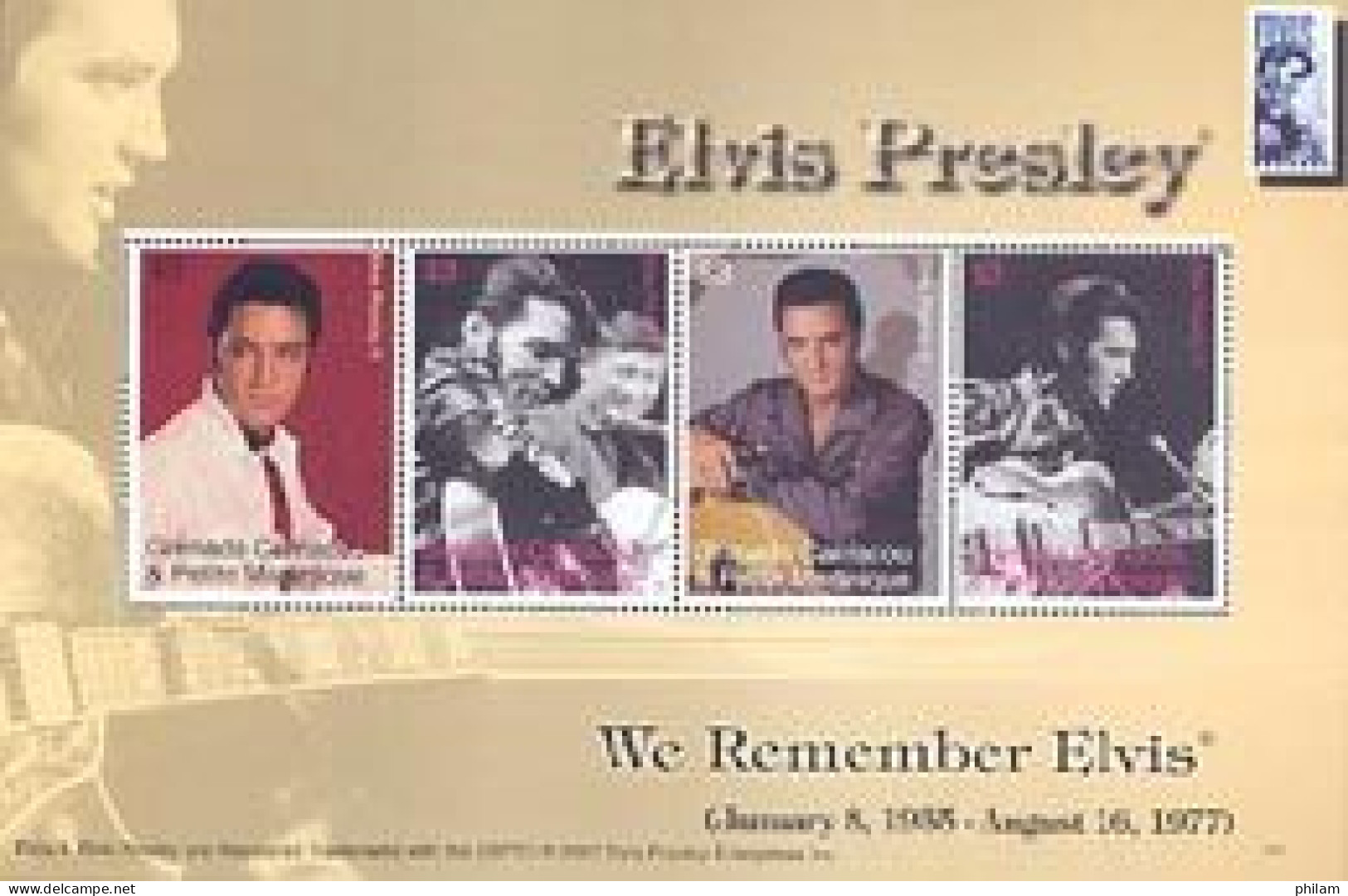 GRENADA GRENADINES 2007 - Elvis Presley - We Remember - 4 V. - Elvis Presley