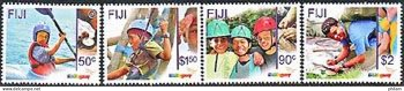 FIDJI 2007 - Centenaire Du Scoutisme - 4 V. - Unused Stamps