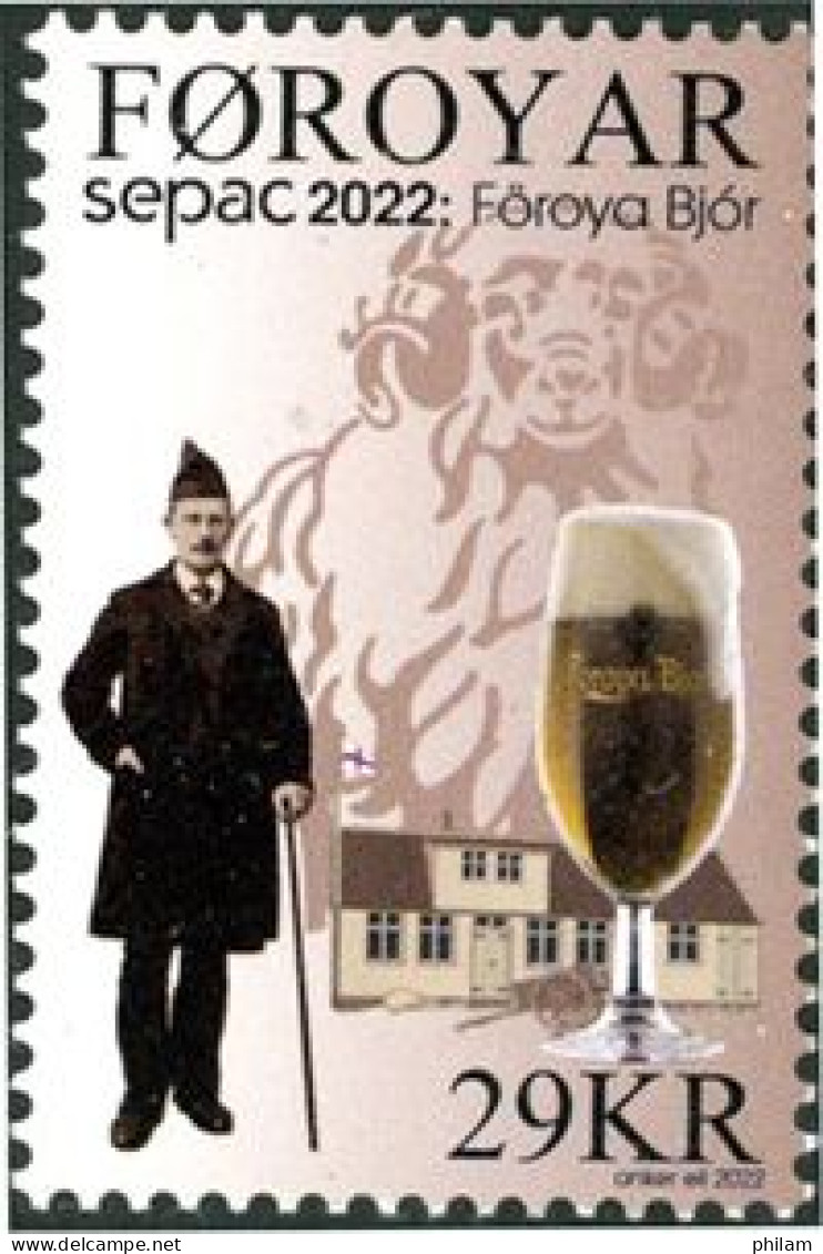 FEROES 2022 - SEPAC - Boissons Locales - Bière Et Alcool Bjor - 1 V. - Faroe Islands