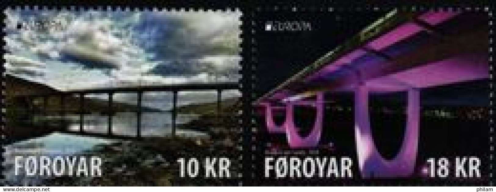 FEROES 2018 - Europa 2018 - Ponts - 2 T.                                                  - Faroe Islands