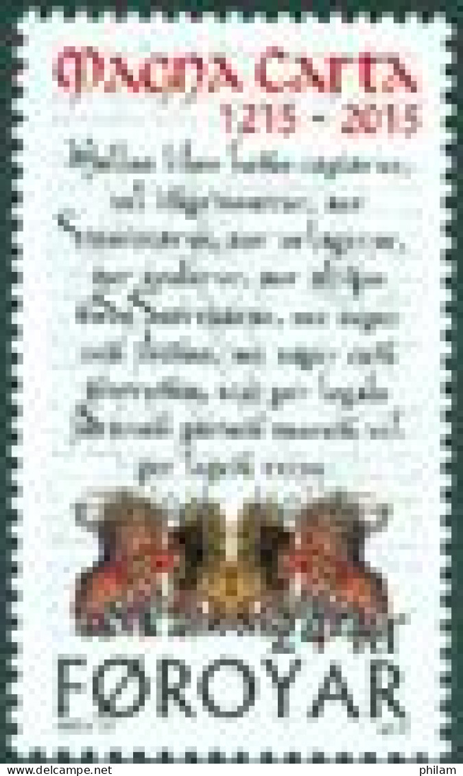 FEROES 2015 - Magna Carta - 1 V. - Féroé (Iles)