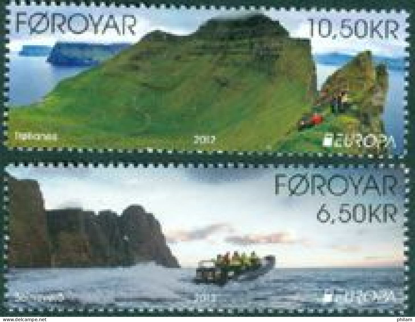 FEROES 2012 - Europa - Paysages à Visiter - 2 V.                                                         - Faroe Islands
