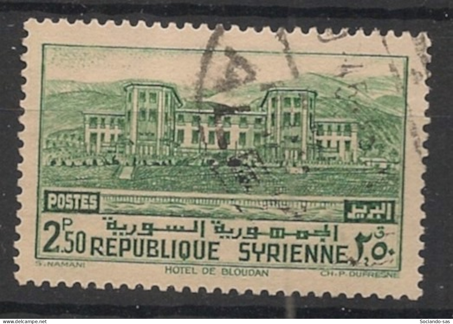 SYRIE - 1940 - N°YT. 256 - Bloudan 2pi50 - Oblitéré / Used - Used Stamps